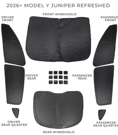 Model 3 038 y full interior sunlight block out kit 7-8 pieces