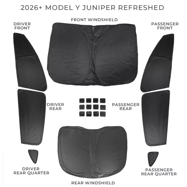 Model 3 038 y full interior sunlight block out kit 7-8 pieces