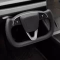 2026 model y juniper refreshed heated yoke steering wheel upgrade black white